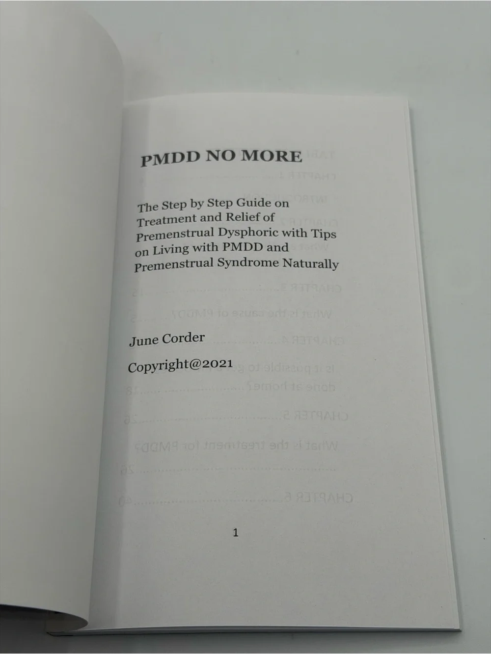 PMDD No More Step By Step Guide on Treatment & Relief by June Corder Paperback